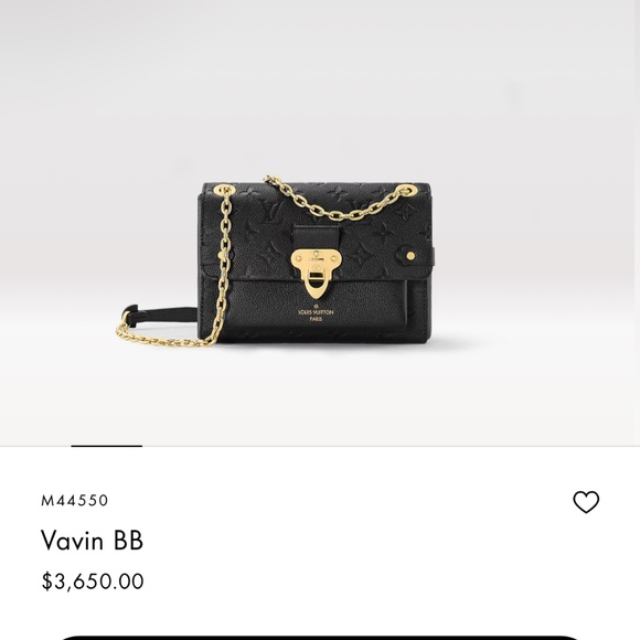 Brand new Louis Vuitton Vavin BB Bag - Picture 11 of 13